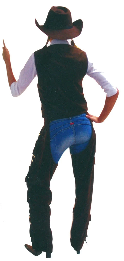 Cowgirl Chaps Braun