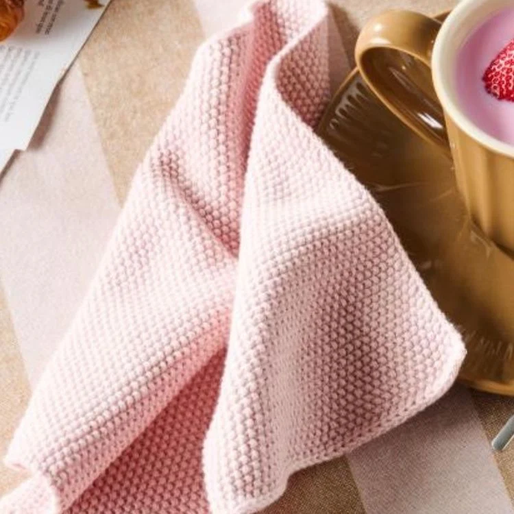 IB Laursen Spüllappen Mynte Rose Shadow gestrickt