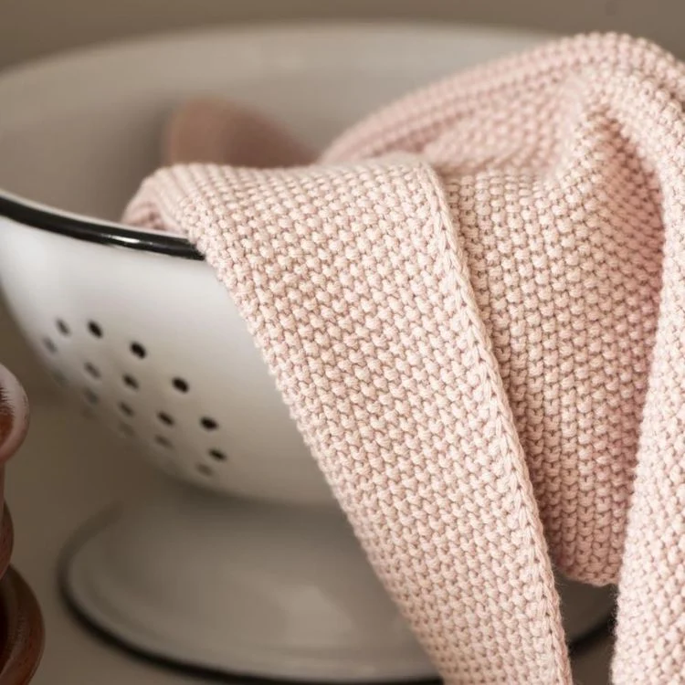 IB Laursen Handtuch Mynte Rose Shadow gestrickt