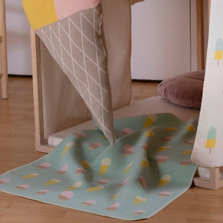 JUWEL Babydecke Gelato Dreams kiwifarben