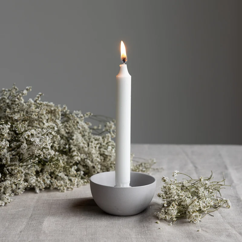 Storefactory LIDATORP Kerzenhalter light grey mini