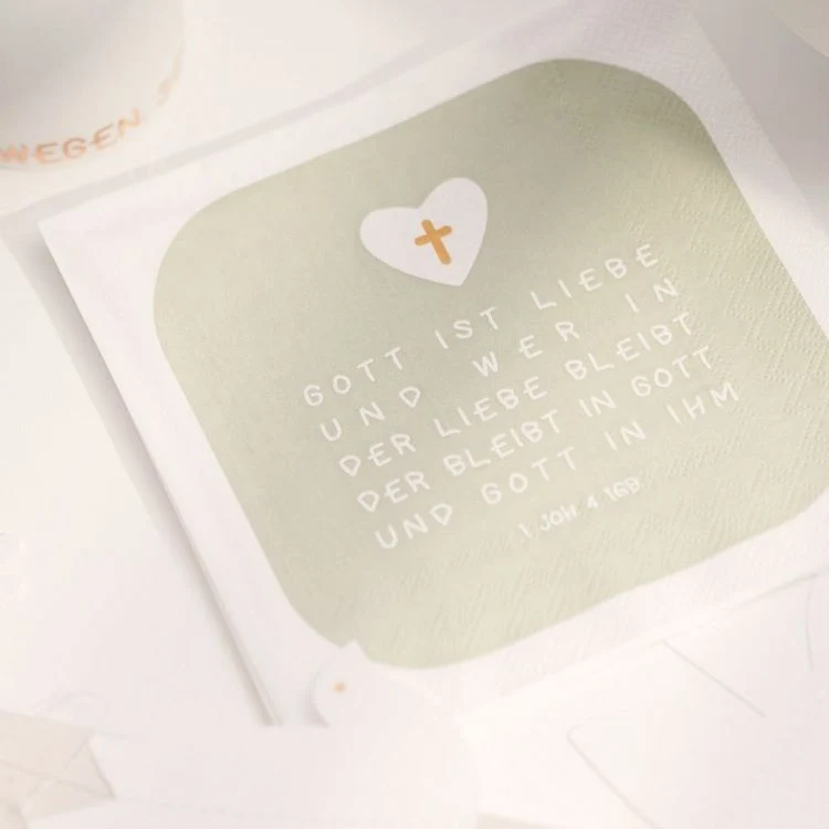 Räder Papierserviette Gott ist die Liebe