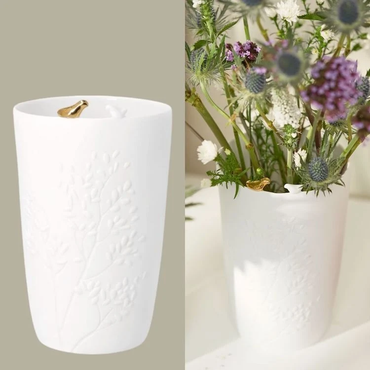 Räder Goldvogel Vase Vogelpaar