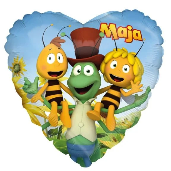 Maya, die Biene – Heliumballon „Freunde“ (leer), 45 cm