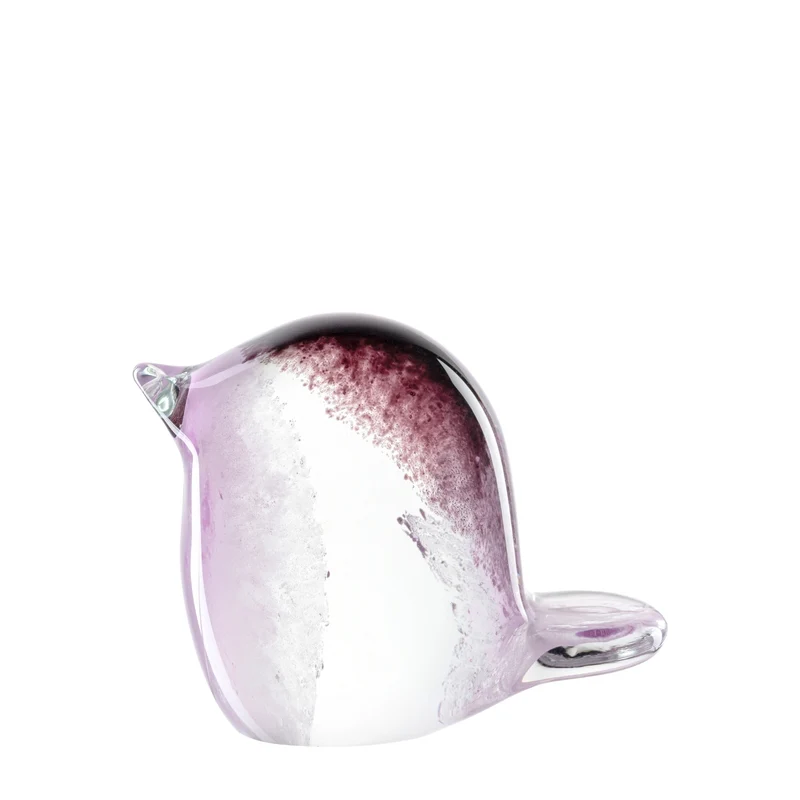 Glasvogel VIVACE 7 cm rosé/lila