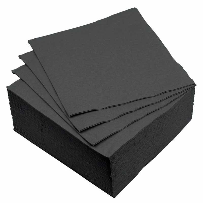 Papierserviette schwarz 40 Stk.