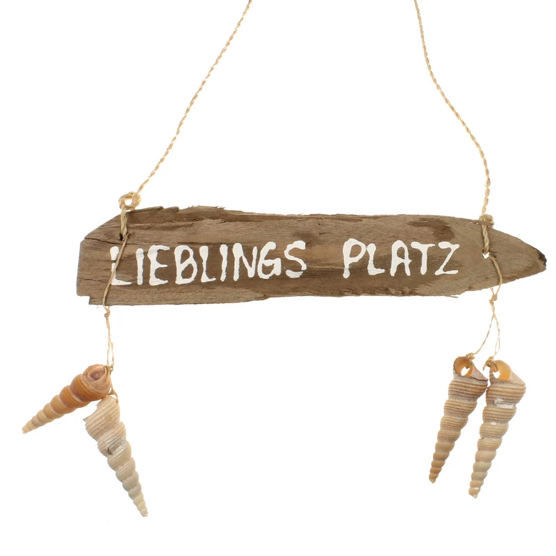 Treibholz-Schild Lieblingsplatz