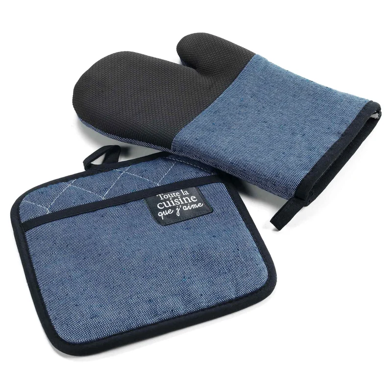 Backhandschuh & Topflappen , Blau