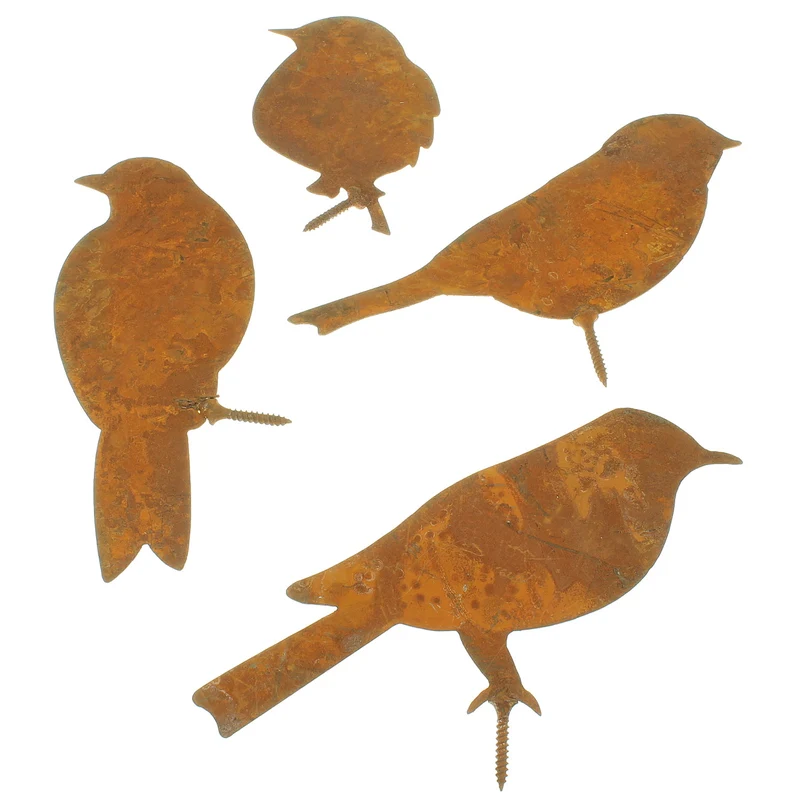 Vögel -Rost 4er Set mit Schraube zum eindrehen