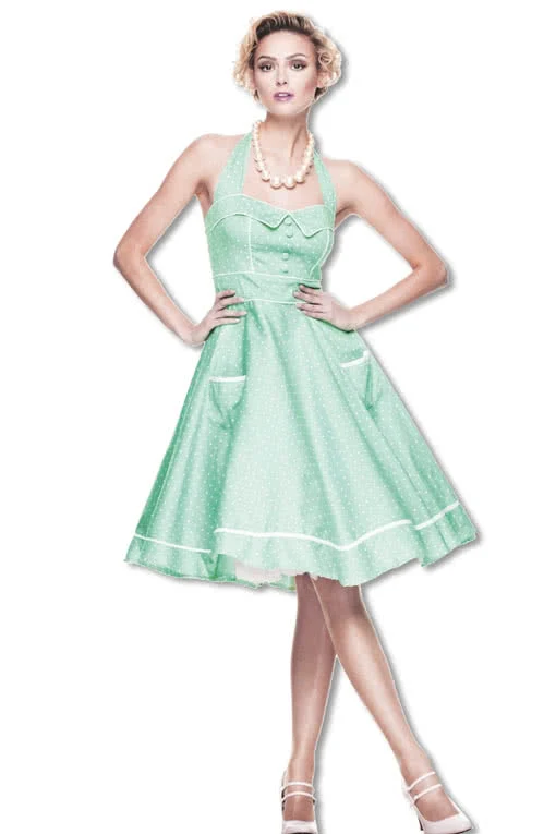 Rockabilly Petticoat Kleid Mint