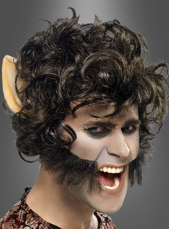 Werwolf Perücke mit Ohren