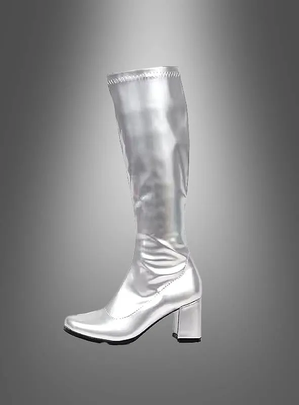 Disco Stiefel silber