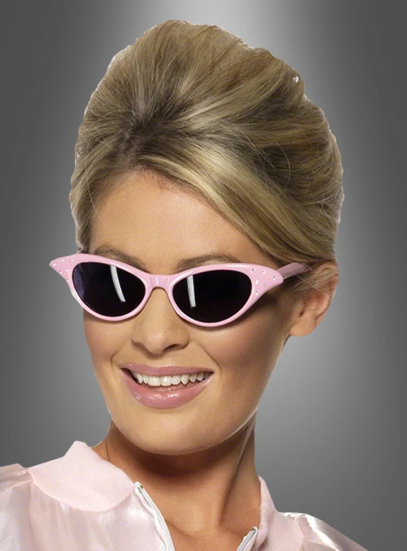 Vintage Sonnenbrille 50er Jahre rosa
