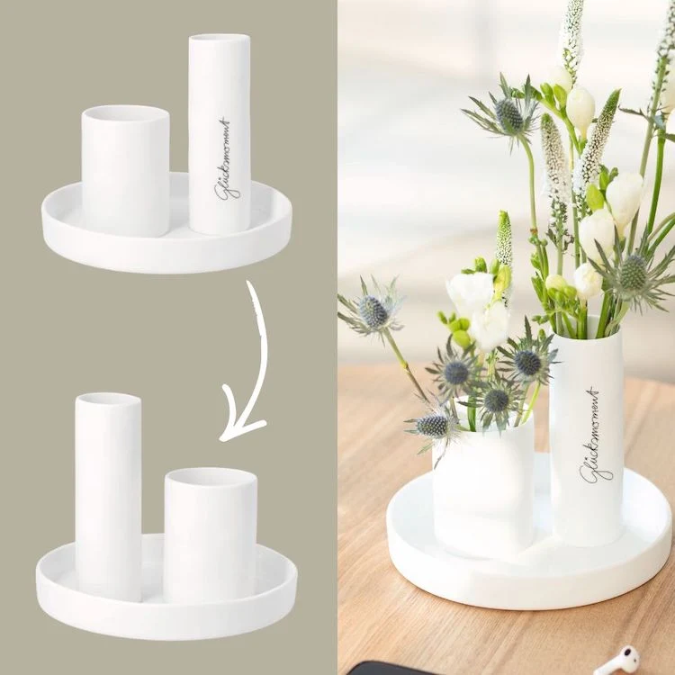 Räder Vase Mittelpunkt Glücksmoment