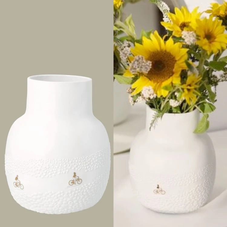 Räder Vase Fahrt durchs Blumenfeld