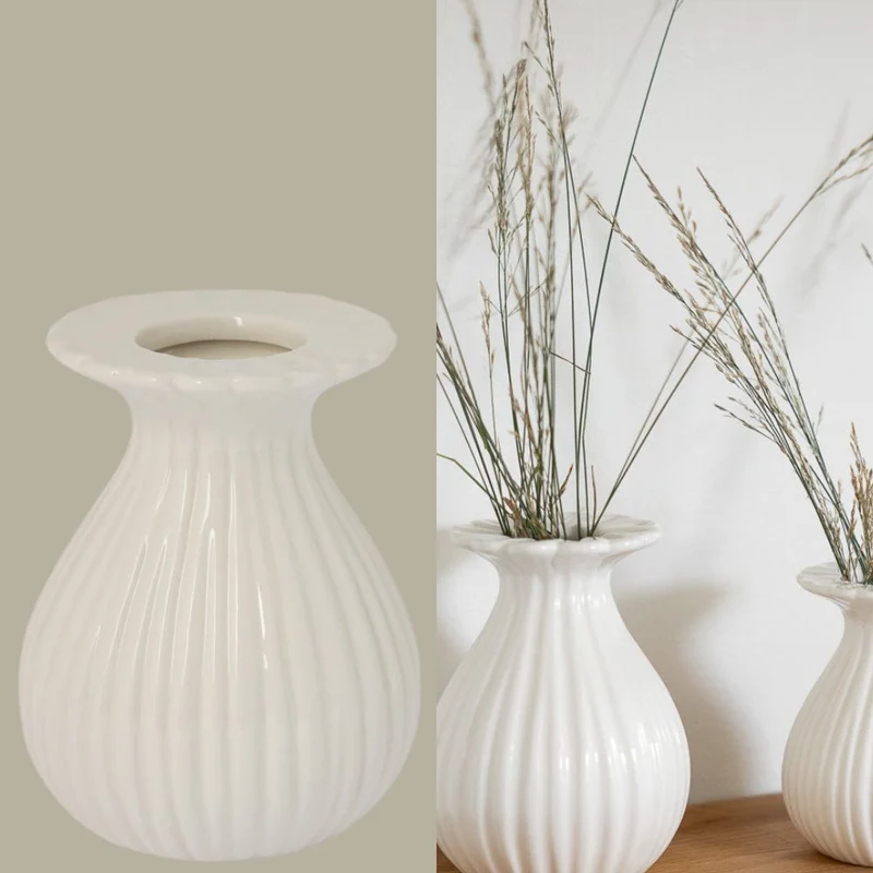 Storefactory Vase VALLBY weiß groß