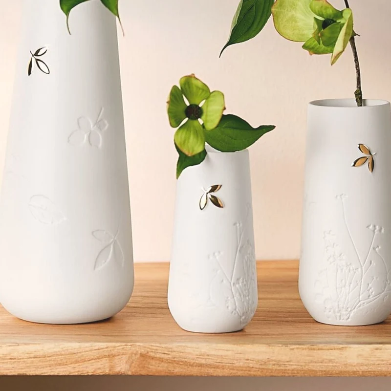Räder Goldblatt Minivase Blatt klein