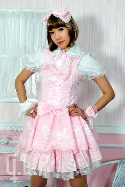 Lolitakleid rosa