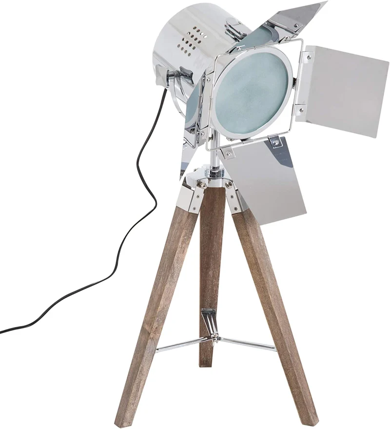 Tischleuchte Stativlampe Tripodlampe Tischlampe E14 Dreibein Retroleuchte 33x33x75cm