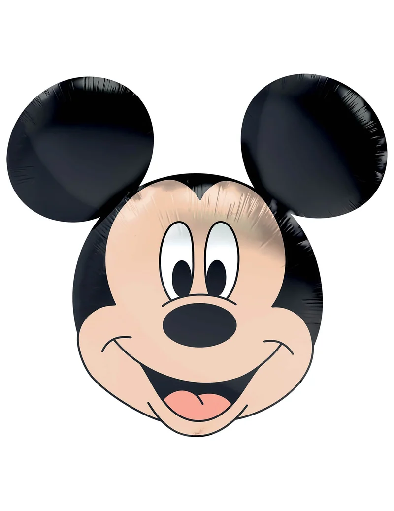 Mickey Mouse™ Kopf-Luftballon aus Aluminium 60 x 58 cm