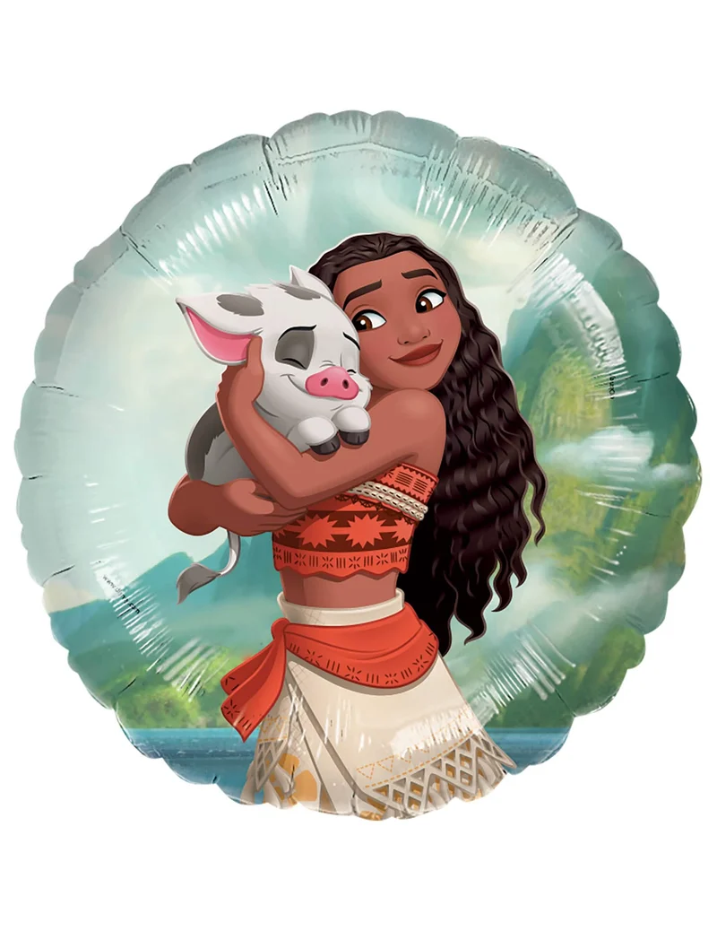 Vaiana™ & Pua Folienballon 45 cm - Disney™ Lizenz