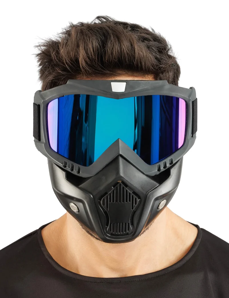 Halbmaske futuristisch Schutz Erwachsene