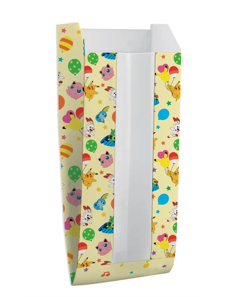 10 Sacs en papier avec fenêtre Pokémon™