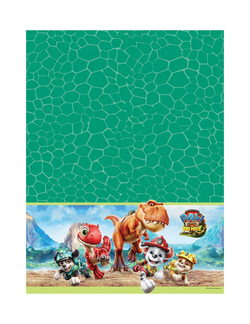 Nappe en plastique Pat patrouille™ Dino movie 120 x 180 cm