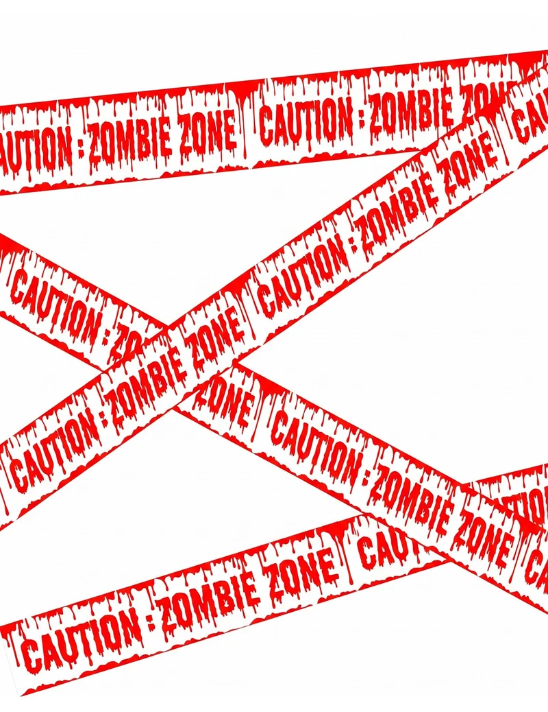 Zombie Zone Absperrband 6m