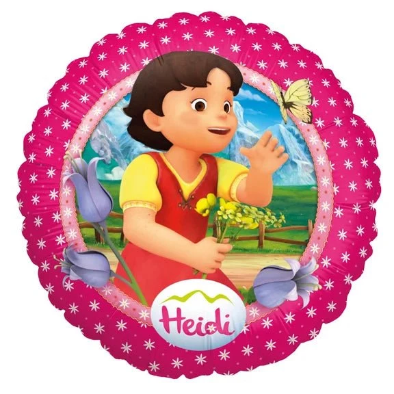 Heidi-Heliumballon, rosa, leer, 45 cm
