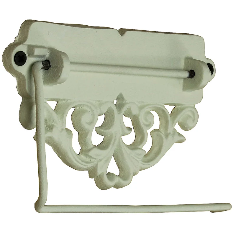 Toilettenpapierhalter Weiß Antik