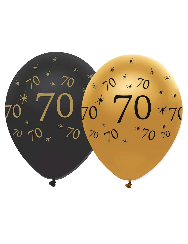 Luftballons 70. Geburtstag
