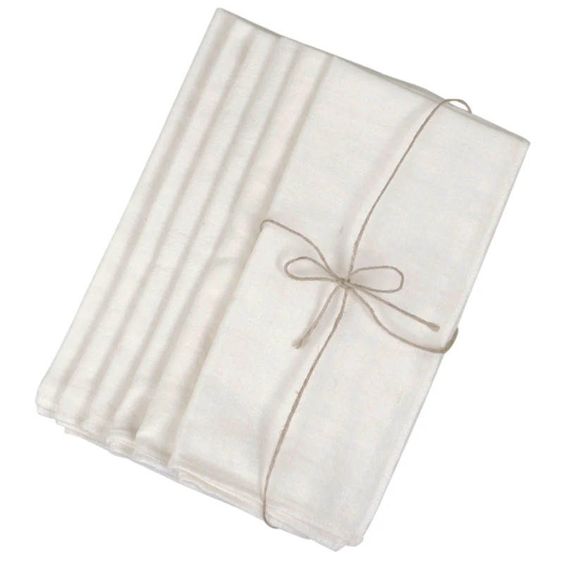 6er Set Stoffservietten off-white