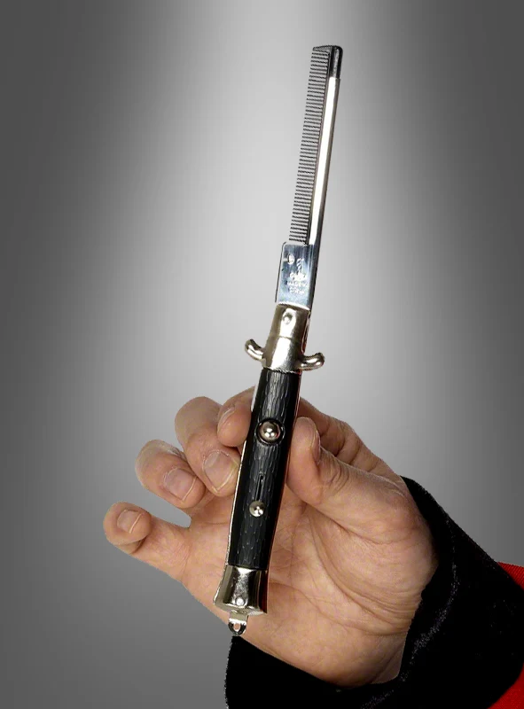 50er Style Klappmesser Kamm Teddy Boy