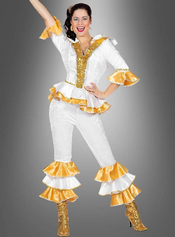 Dancing Queen Disco Kostüm Zweiteiler