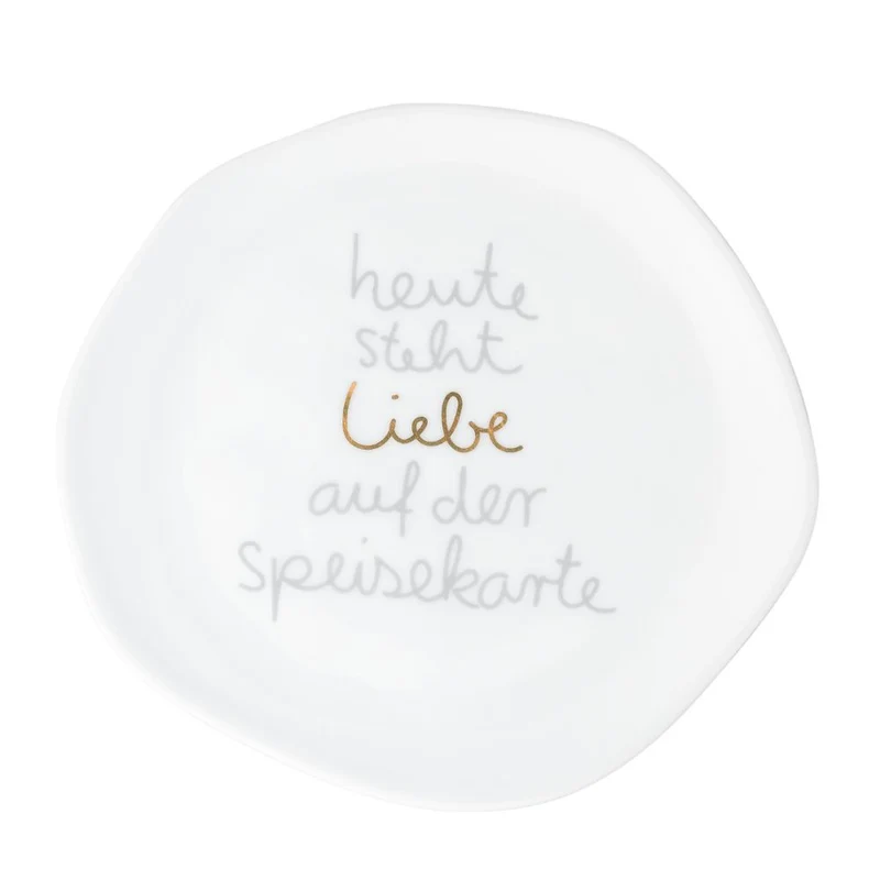 Räder Kleiner Teller Heute steht Liebe auf…