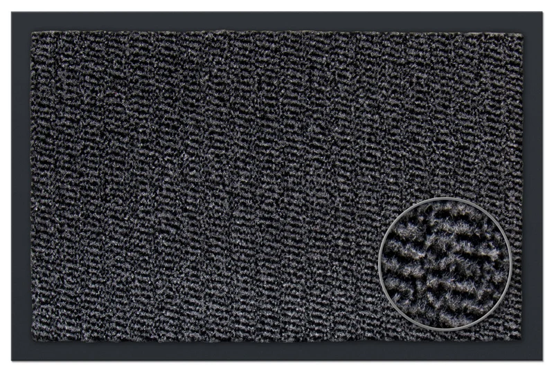 Schmutzfangmatte Sauberlaufteppich anthrazit-schwarz, 60x90 / 90x150 / 120x180 cm