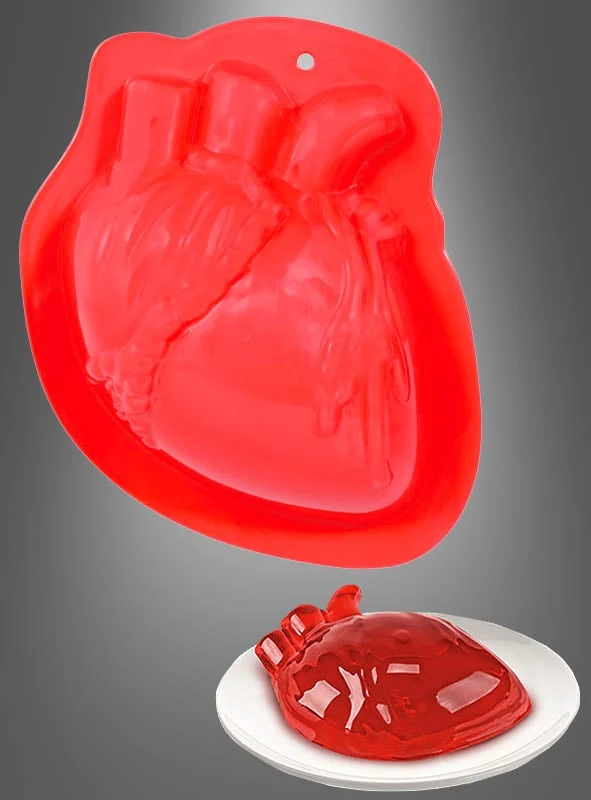 Halloween Puddingformen Herz Gehirn oder Hand
