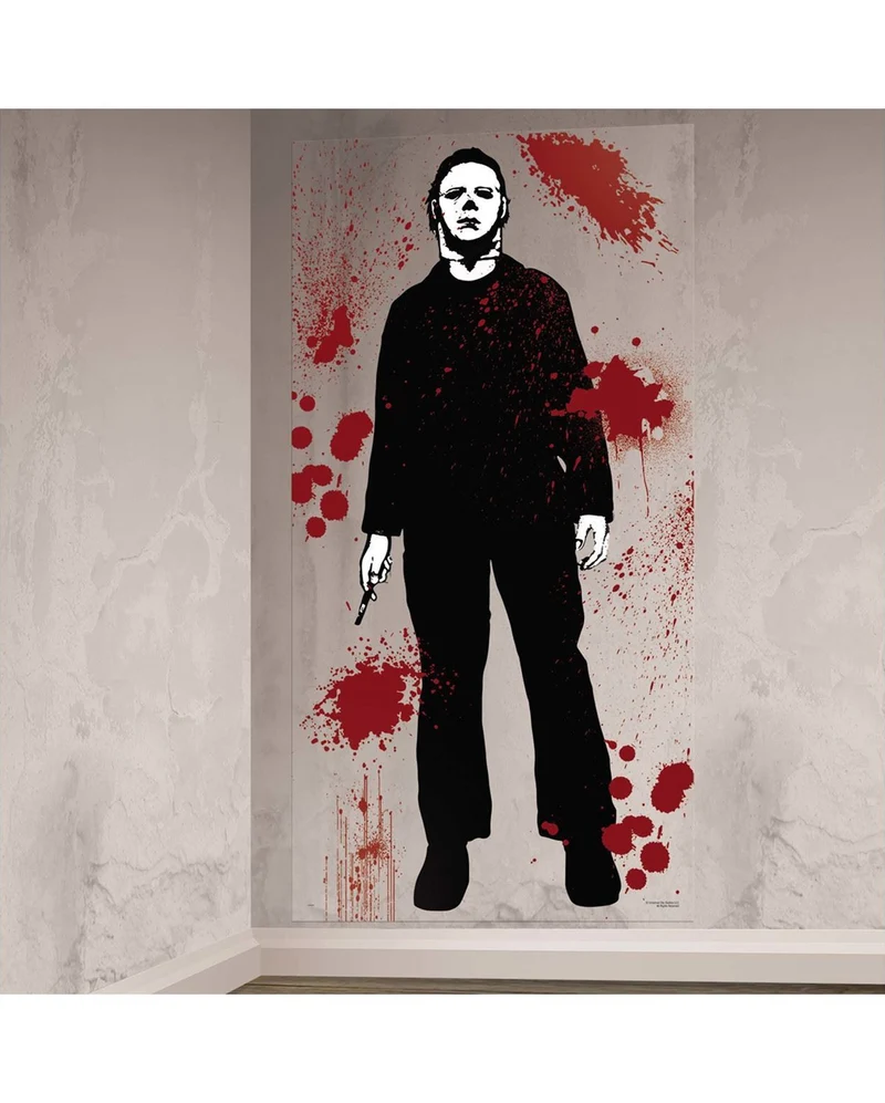 Michael Myers Wanddeko Folie 165cm