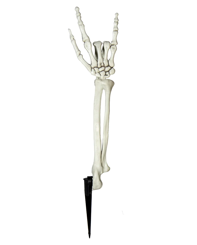 Skeleton "Rock Hand" Garten & Pflanzenstecker 49cm