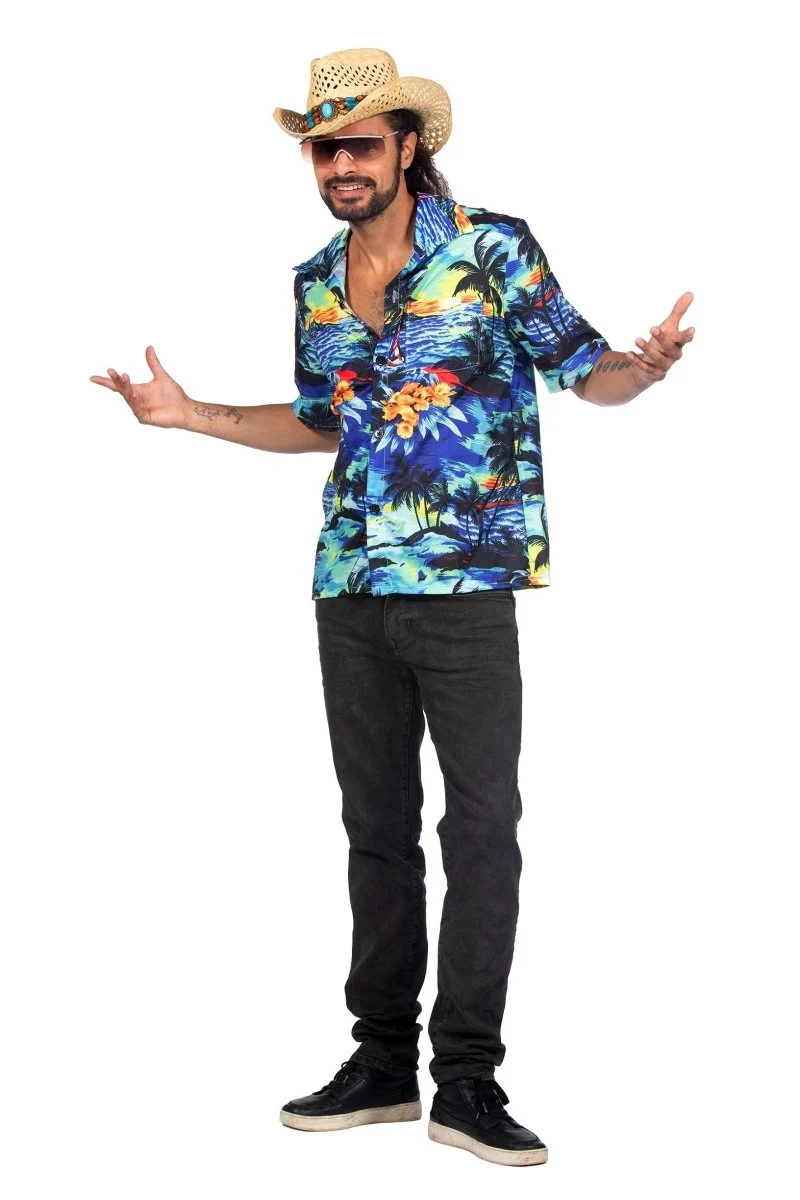 Hawaii Bluse Männer Palme