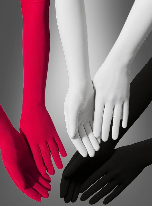 Lange Handschuhe 40cm für Ladies