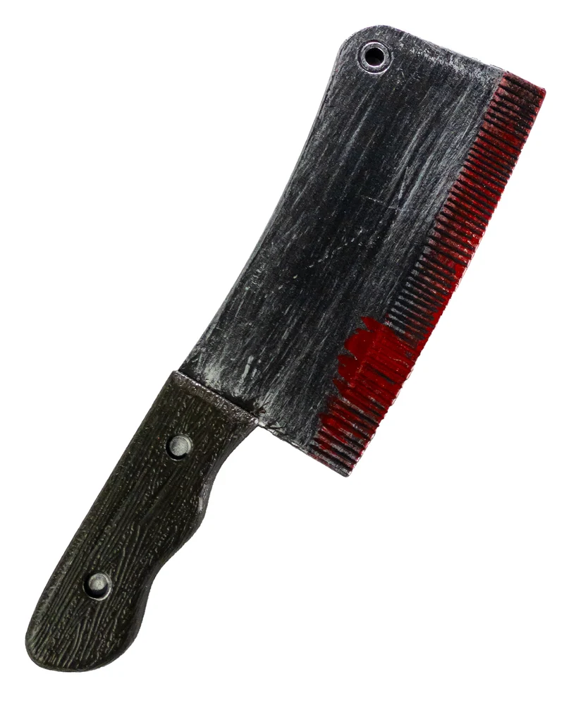 Blutiges Schlachterbeil blutig 29cm