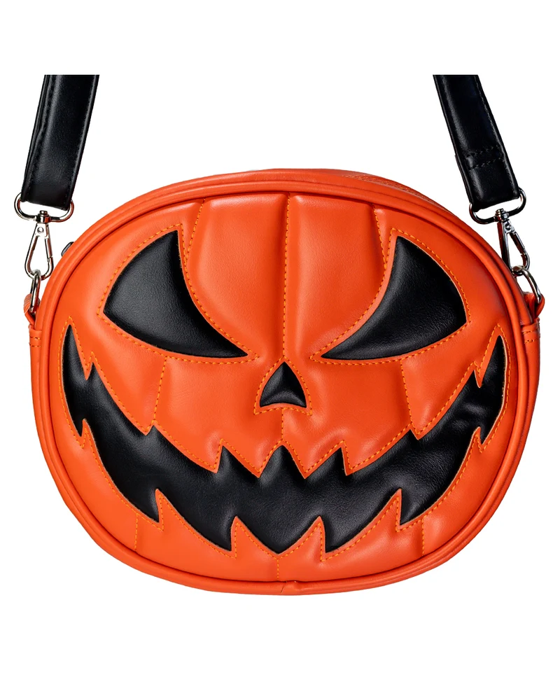 Orange Kürbis Handtasche