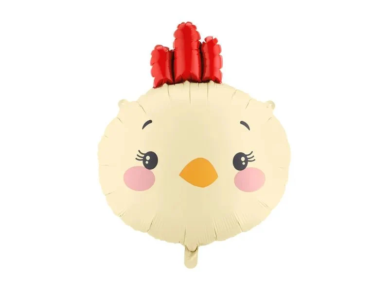 Huhn-Folienballon, leer, 59 cm