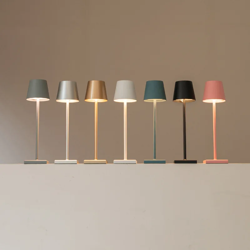 Draadloze LED tafellamp| USB oplaadbaar + 3 niveaus dimbaar