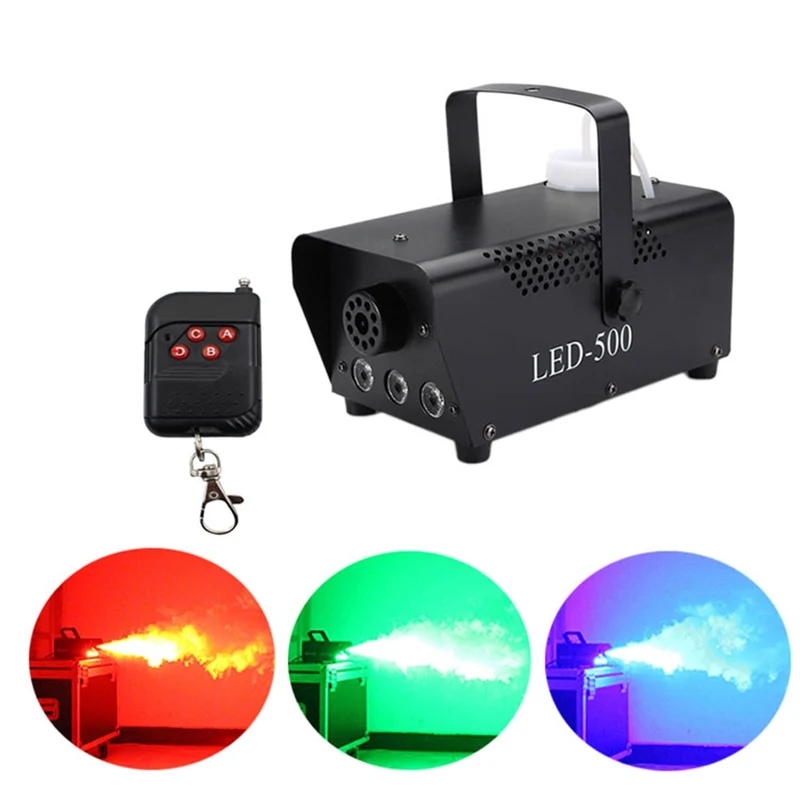 RGB Rookmachine Met Lichteffect + Afstandsbediening