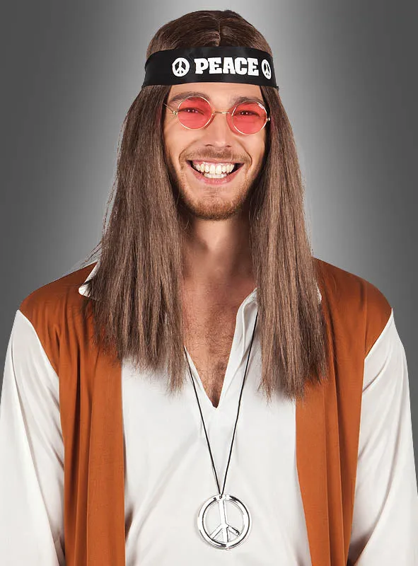 Hippie Peace Set für Kinder und Erwachsene
