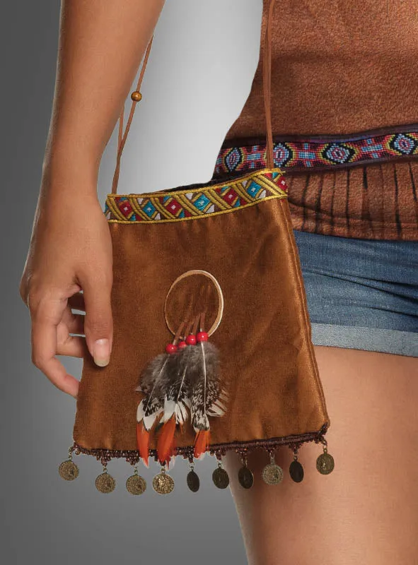 Indianer Handtasche mit Traumfänger
