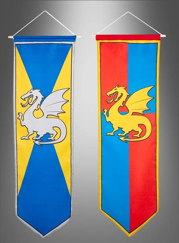 Ritter Wappen Standarte 100x30cm
